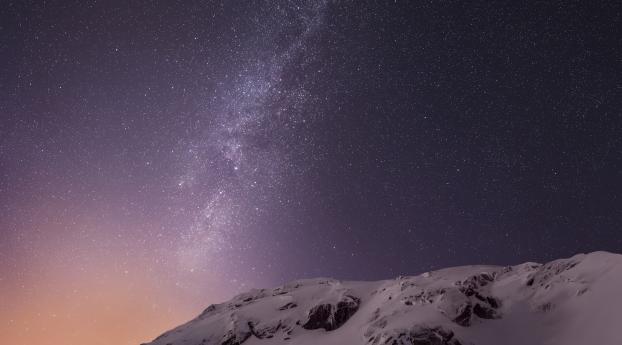 Mountains And Stars Wallpaper 320x480 Resolution