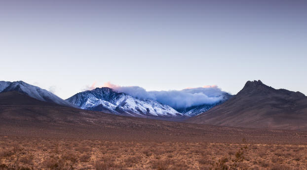 mountains, desert, sky Wallpaper 1440x2960 Resolution