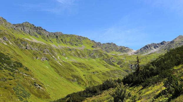 mountains, grass, tyrol Wallpaper 2560x1600 Resolution