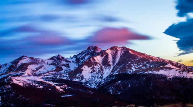 mountains, peaks, snow Wallpaper 1440x2560 Resolution