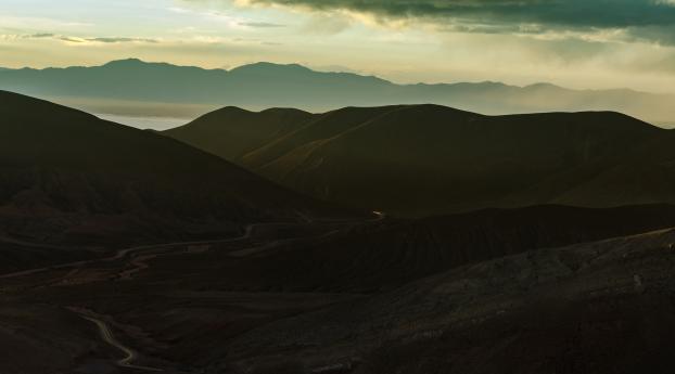 mountains, skyline, panorama Wallpaper 2560x1600 Resolution
