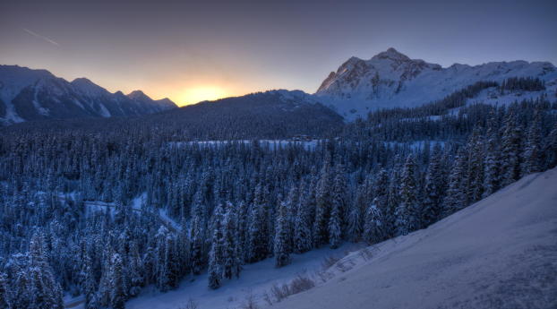 mountains, winter, snow Wallpaper 320x240 Resolution