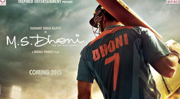 MS Dhoni Untold Story Poster Wallpaper
