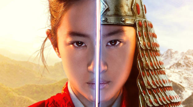Mulan as Warrior Poster Wallpaper 2000x3000 Resolution