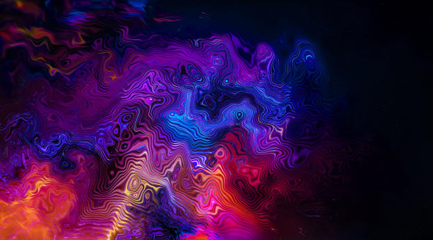 Multi Color 4K Swirl Wallpaper 3840x216 Resolution