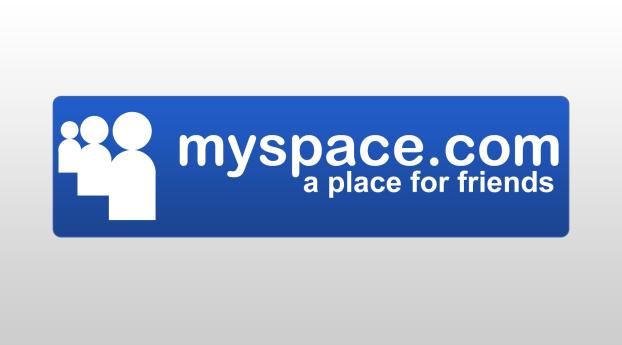 myspace, network, white Wallpaper 1440x2560 Resolution