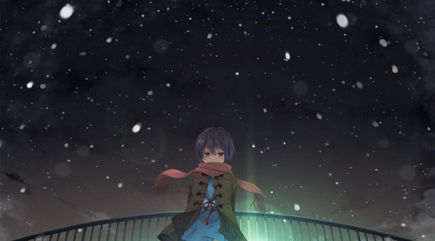 nagato yuki, girl, anime Wallpaper 640x1136 Resolution