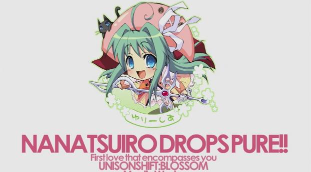 nanatsuiro drops, girl, joy Wallpaper 1440x2560 Resolution