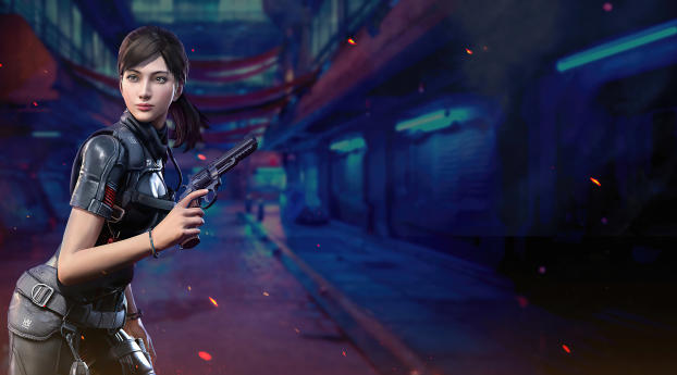 Naomi Mizushima Call Of Duty Wallpaper 360x360 Resolution
