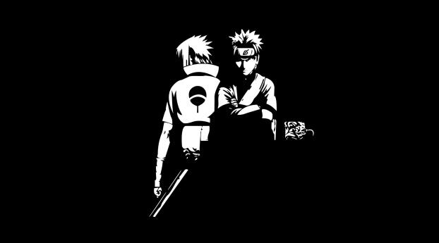 Naruto Uzumaki x Sasuke Uchiha HD Wallpaper 1440x1440 Resolution