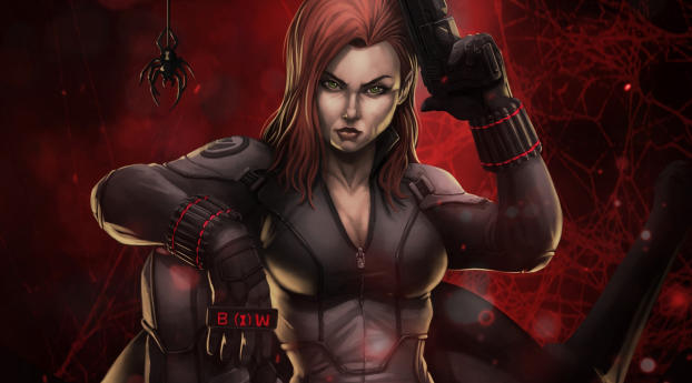 Natasha Romanoff The Black Widow Wallpaper 3840x3840 Resolution