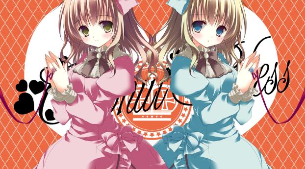 natsuki coco, girls, dresses Wallpaper 480x484 Resolution