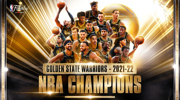 NBA Golden State Warriors 2022 Champions Wallpaper