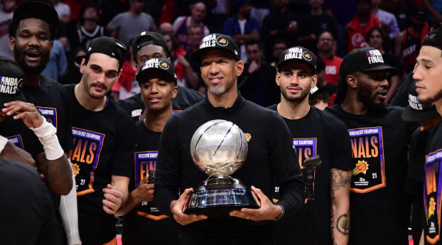 NBA Phoenix Suns West Final Winner 2021 Wallpaper 1080x2460 Resolution