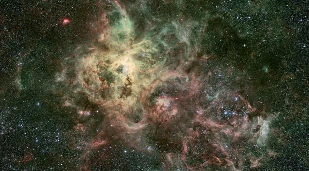 nebula, galaxy, stars Wallpaper 3000x3000 Resolution
