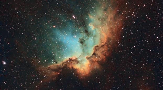 Nebula Wallpaper 2560x1024 Resolution
