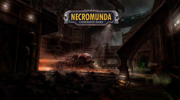 Necromunda Underhive Wars 4K Wallpaper 1080x2244 Resolution