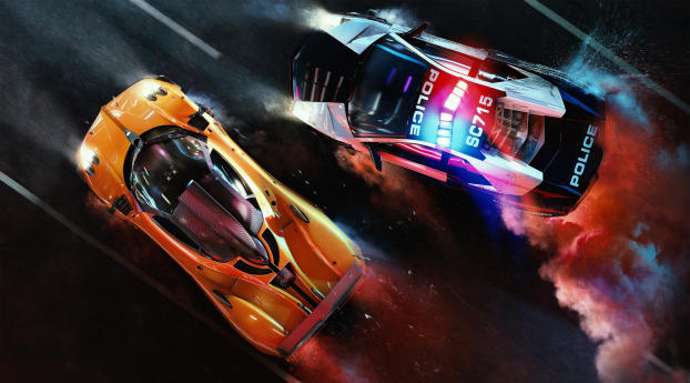 Need for Speed Hot Pursuit Police Chase Wallpaper