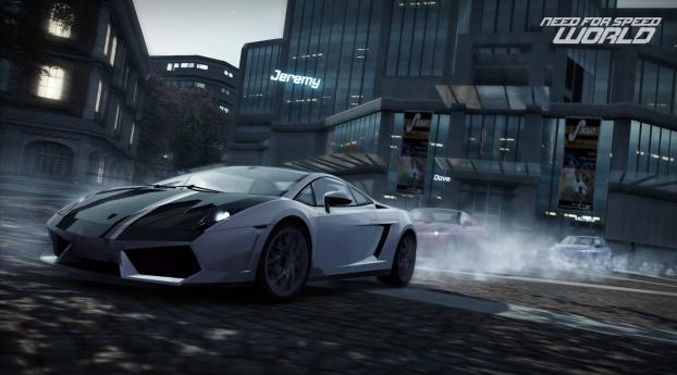 need for speed world, machine building, road Wallpaper 480x800 Resolution