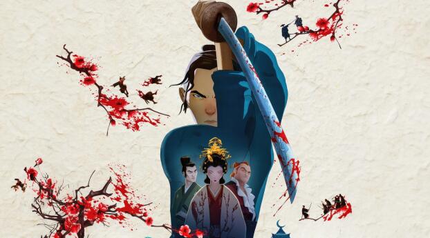 Netflix Blue Eye Samurai Season 1 Wallpaper 1242x2688 Resolution