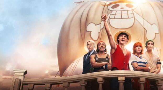 Netflix One Piece Poster 2023 Wallpaper 1400x1050 Resolution