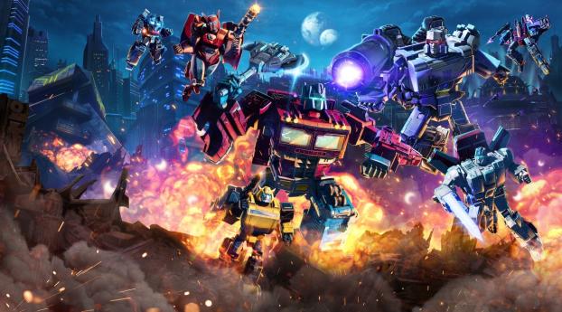 Netflix Transformers War for Cybertron Wallpaper 1440x2960 Resolution