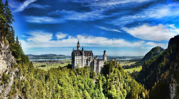 neuschwanstein castle, fussen, germany Wallpaper 2560x1600 Resolution