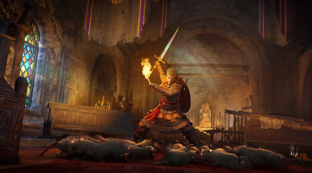 New Assassin's Creed Valhalla 2021 Wallpaper 480x484 Resolution