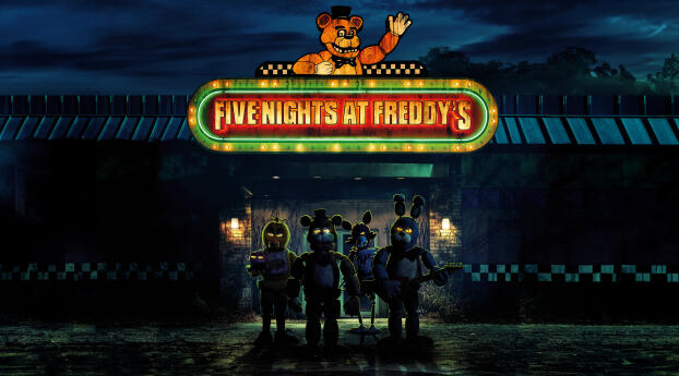 New Five Nights at Freddy's 4k Movie Wallpaper