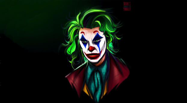 New Joker FanArt Wallpaper 1024x1024 Resolution