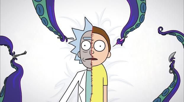 New Rick and Morty HD 2021 Wallpaper 1080x2232 Resolution