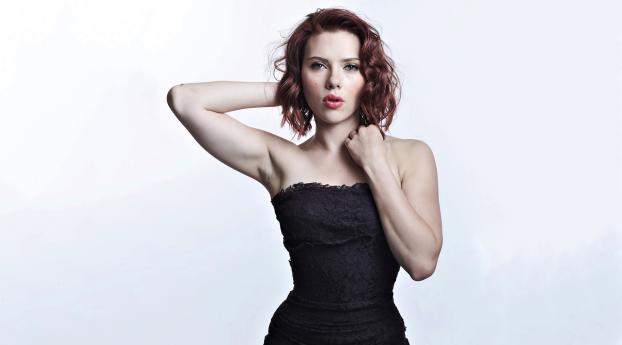 New Scarlett Johansson 2020 Photoshoot Wallpaper 2340x1080 Resolution