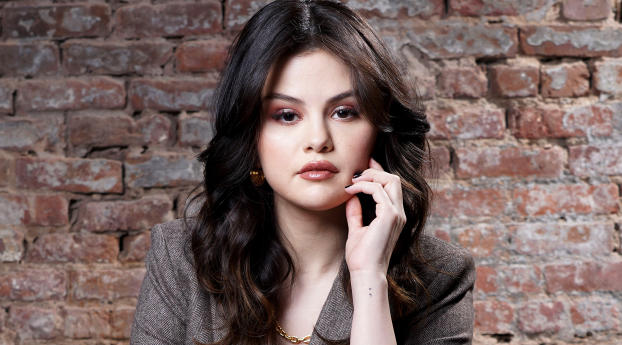 New Selena Gomez 2021 Photoshoot Wallpaper 1536x215 Resolution