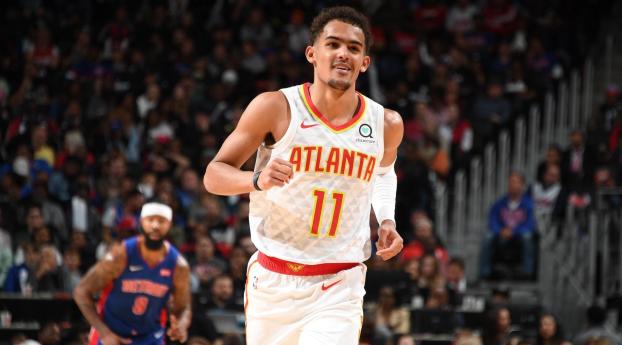 New Trae Young 2021 Wallpaper 1600x2560 Resolution