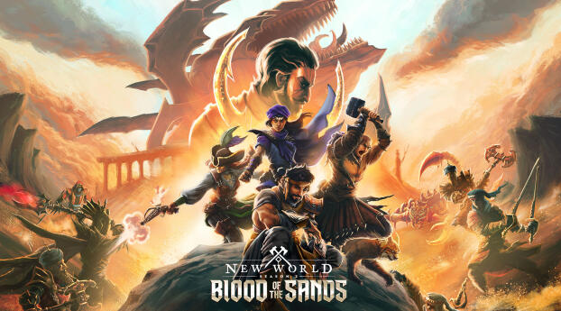 New World Blood of the Sands Gaming Wallpaper 540x960 Resolution