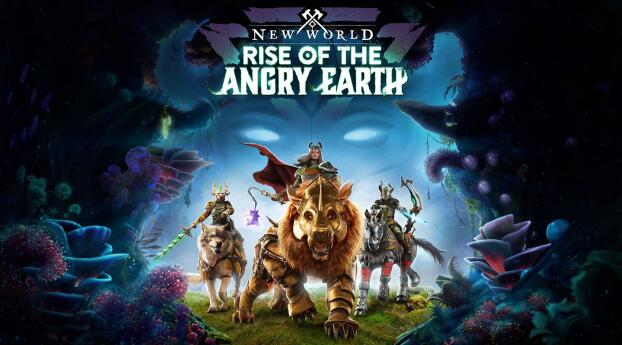 New World Rise of the Angry Earth Wallpaper 1080x2520 Resolution