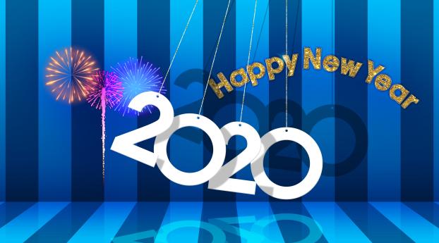 New Year 2020 Wallpaper 3840x2400 Resolution