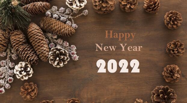 New Year 2022 HD Wallpaper 640x1136 Resolution