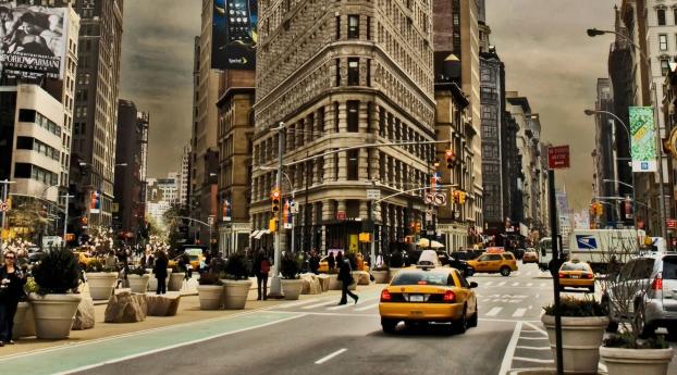 new york, city, building Wallpaper