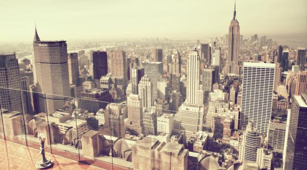 new york, city, sky Wallpaper 3840x2400 Resolution