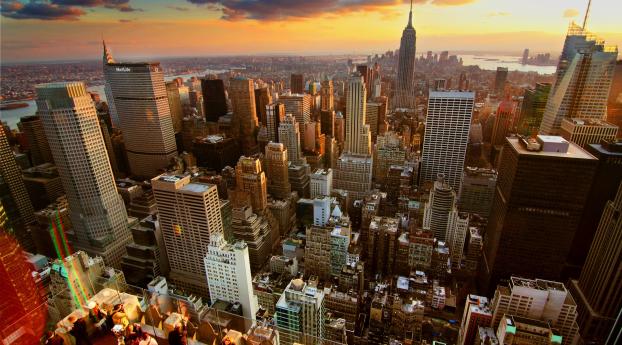new york, home, skyscrapers Wallpaper 2560x1024 Resolution