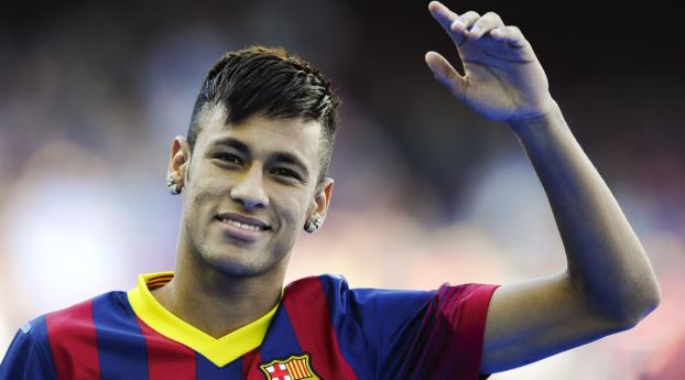 neymar, football player, barcelona Wallpaper 2932x2932 Resolution