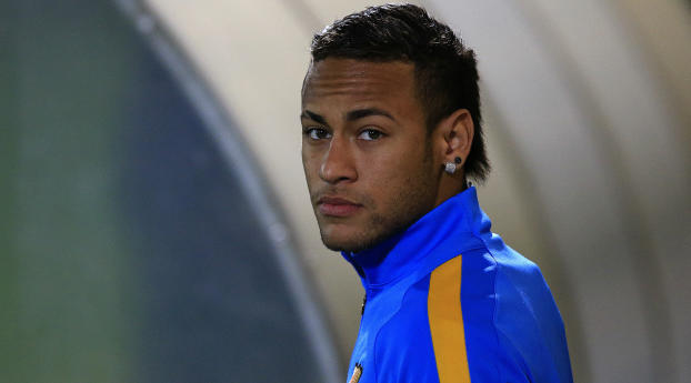 neymar, football player, look Wallpaper 454x454 Resolution