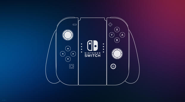 Nintendo Switch Controller Minimal Wallpaper 480x854 Resolution