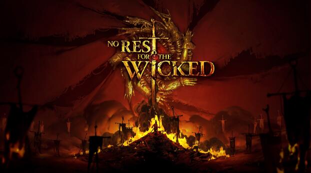 No Rest for the Wicked 4 Gaming Poster Wallpaper 3840x2400 Resolution
