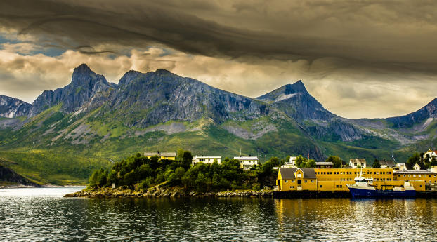norway bay, fjord, marina Wallpaper 360x640 Resolution