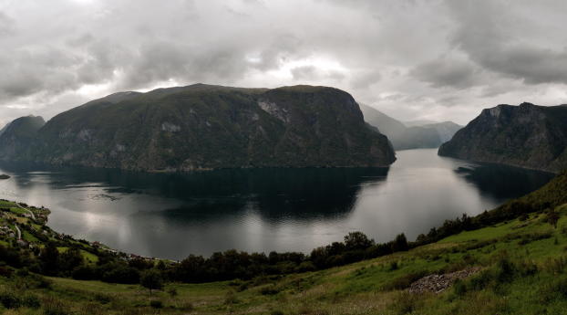 norway, eurlendford, river Wallpaper 360x640 Resolution