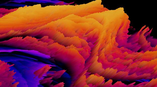 Nuclear Fission HD Digital Colorful Art Wallpaper 1600x600 Resolution