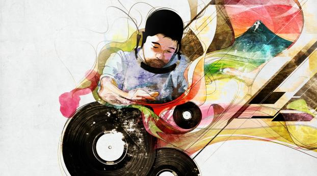 nujabes, graphics, plates Wallpaper 1024x768 Resolution
