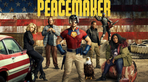 Official Peacemaker HD Season 1 Poster Wallpaper 1920x1080 Resolution